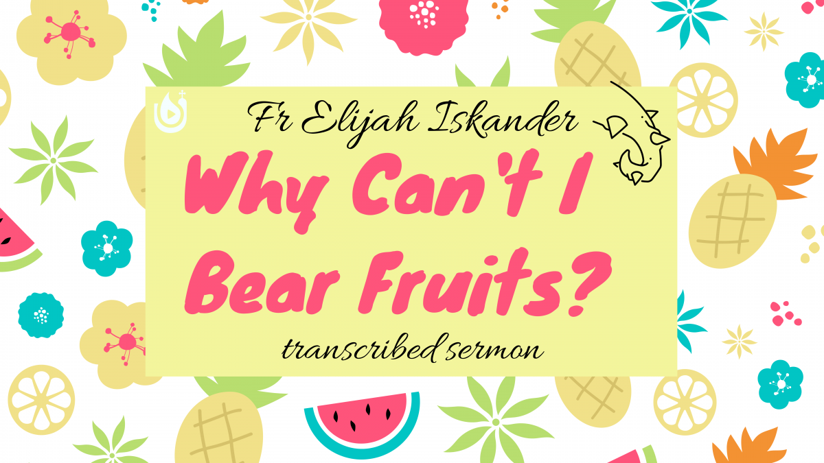 Why Can’t I Bear Fruits?